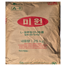 대상 미원 노말 A-6, 25kg, 1개