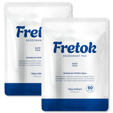 프레톡 데오드란트 패드 리필팩 60매, 2개