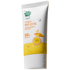 그린핑거 아동용 야외놀이 힘센 선크림 SPF50+ PA++++ 소비기한 임박상품 26년 6월 27일까지, 70ml, 1개
