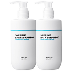 BEBEGANIC 30Prime孩童積雪草2合1洗髮沐浴乳, 280g, 2瓶