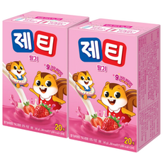 제티 딸기맛, 17g, 20개입, 2개