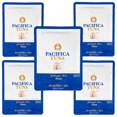 퍼시피카튜나 황다랑어 저칼로리 워터 참치 파우치 90g, 5개