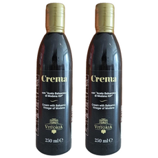 안드레아밀라노 빌라비토리아 IGP 모데나 무과당시럽 발사믹 크림(배합비율 95%), 2개, 250ml