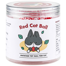 자유펫 마따따비 레드 캣 볼, 1개, 혼합색상