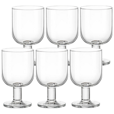 보르미올리 호스테리아 강화유리컵 대 280ml, 6개