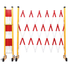 Zoomland 접이식 바리게이트 자바라대문 주차장 이동식 휀스 바리케이트, 혼합색상, 1개