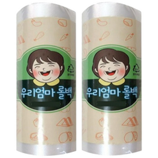 우리엄마 위생롤백 25 x 35cm 500매 2롤, 4개, 중(M), 500개