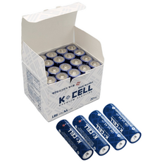 케이셀 알카라인 AA 건전지 1.5v, 20개입, 1개