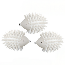 便利家 防靜電防纏繞神奇刺蝟洗衣球, 3個, 白色
