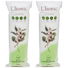 Clionic 無螢光純淨雙面化妝棉, 100入, 2個