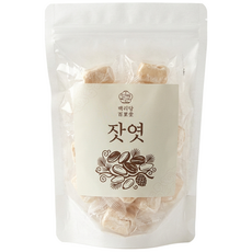 백리당 먹기좋은 개별포장 가평잣엿 국산잣 100% 가평잣 15% 함유 이에 안붙는 전통 잣엿, 1개, 150g