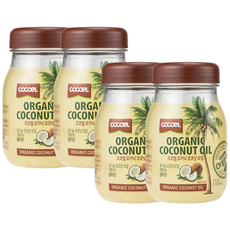 코코엘 오가닉 코코넛오일, 415ml, 4개