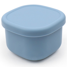 2deco 矽膠食品保鮮盒, 藍色, 220ml, 1入