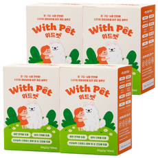 코랩 위드펫 강아지 고양이 장 유산균, 3개, 북어맛, 장건강/유산균, 30회분