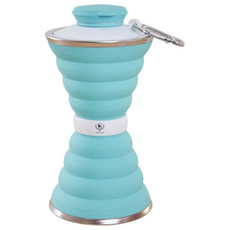 딩동펫 반려동물용 접이식 텀블러, 블루, 1개