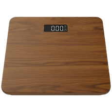 유스몰 가정용 원목 디자인 디지털 체중계, 1개, 내추럴 오크
