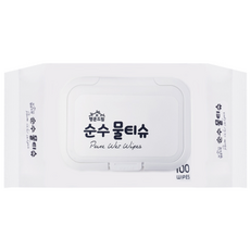 행운드림 순수 물티슈 캡형 100매, 1개