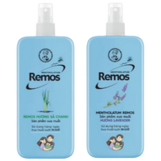 1+1 REMOS 레모스 동남아 국민 천연 모기기피제 스프레이 (라벤더 레몬그라스) 대용량 70ml 2개