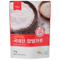 새롬푸드 버터떡 건식 찹쌀가루, 1kg, 5개