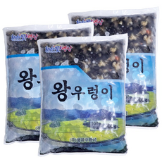 부전수산 냉동 손질 신선한 국내산 우렁살 (우렁이살) 3kg (1kg x 3팩) 자숙 논우렁 우렁이 우렁쌈밥 우렁강된장 우렁무침, 3개, 1kg