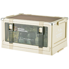 Slowor 캠핑폴딩박스 튼튼한캠핑박스 캠핑박스테이블 스 대용량 다용도, 1개, 1단, 스몰 사이즈 화이트