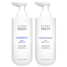 atomy 艾多美 草本洗髮精 500ml+草本潤髮乳 500ml, 1套