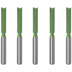 공구엔 목공 트리머날 라우터비트 4mm 6mm생크 트리머비트 나무홈파기 복사비트, 6mm, 5개