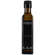 [깨울림] 국산100% 진한 울림 들기름 (전통압착), 1개, 250ml