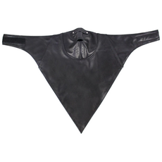 바람막이 통풍 가죽마스크[코뚫림O) 천연가죽 라이더마스크 바이크용품 국내제작, 1개