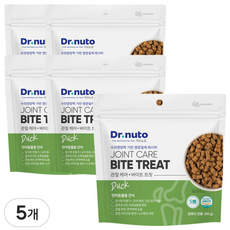 닥터뉴토 강아지 노즈워크 놀이용 영양 간식 바이트 트릿, 5개, 80g, 오리