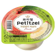 cj 쁘띠첼 과일젤리 복숭아 90g, 1개