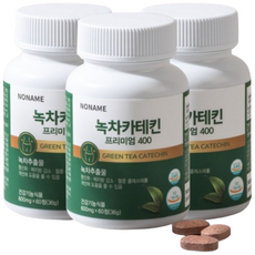 NONAME 녹차카테킨 프리미엄 400, 3개, 60정