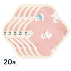 WIZLLY 布衛生棉 無防水, 迷你, 1入, 20個