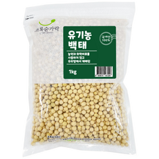 초록숟가락 유기농 백태, 1kg, 1개