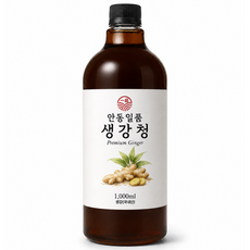 안동 일품 생강청 국산 100% 생강원액 생강엑기스 목건강 생강차, 1개, 1개입, 1L 1개, 1개입, 1L