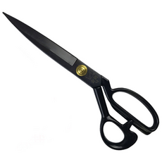 미니플 프리미엄 스테인리스 다용도 재단 가위, 블랙, 1개, 8인치(22cm)