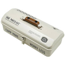 하우스팡 스틸 미니 공구함 가정용 캠핑 툴박스 다용도 공구함, 1개