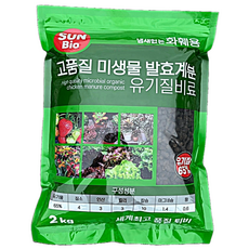냄새없는 화훼용 미생물 발효계분 유기질비료 2kg, 1000개