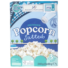메종팝콘 전자렌지용 솔티드 팝콘, 240g, 1개