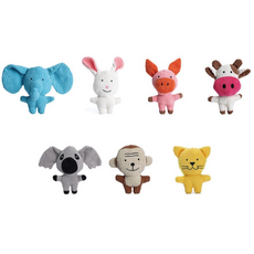 멍멍집사 삑삑이 바스락 장난감 인형 터그놀이 치석제거 이갈이 16종, 옵션 B 7종 세트, 1세트