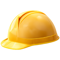 테라 투구형 안전모, 옐로우, 1개