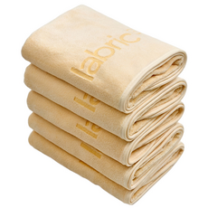 라브릭 먼지없는 프리미엄 호텔 수건 고급 타월, 5개, 바닐라 크림