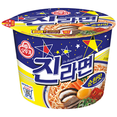 오뚜기 진라면 순한맛 큰컵 110g, 12개