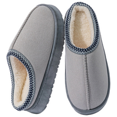 도림 스티치 통굽 털 슬리퍼 방한 퍼슈즈