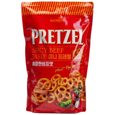 삼진 미니 프레첼 매콤한비프맛, 800g, 2개