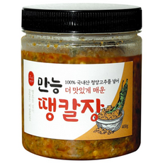 고레시피 만능 땡칼장 국내산 땡초비빔된장 땡초된장, 3개, 400g
