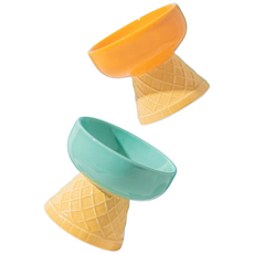 두두 콘 반려동물 세라믹 식기, 1개, 민트