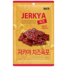 미소향 져키야 치즈 육포, 5개, 30g