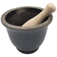 도자기절구 핸드메이드 이유식 마늘다지기 깨갈이 맷돌 전통 절구 세트, 2. 깊은절구, 1개