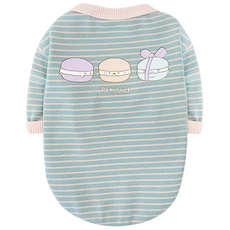 PETSLAND 寵物線條拼色T恤, 薄荷綠